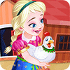 Frozen. Anna Poultry Care ゲーム