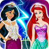 Jasmine vs. Ariel Fashion Battle ゲーム