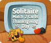 Solitaire Match 2 Cards Thanksgiving Day ゲーム
